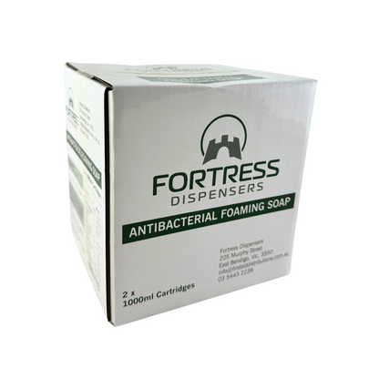 Fortress Antibacterial Foaming Hand Soap 2 x 1 litre